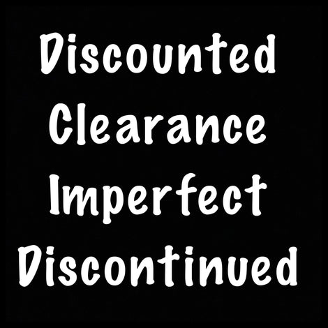 Discounted and clearance Items