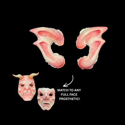 Double Tip Ears Foam Latex Prosthetic Set