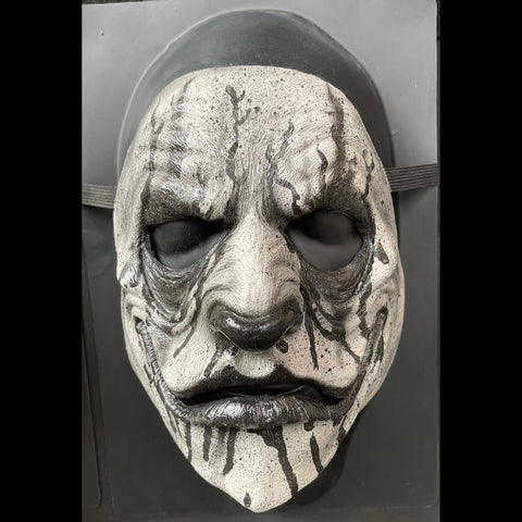 Jester Latex Mask Black Drips-in stock