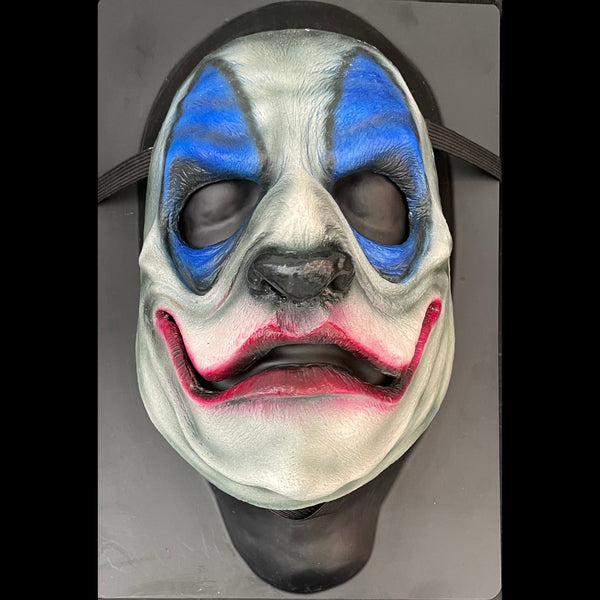 Jester Latex Mask Blue-in stock