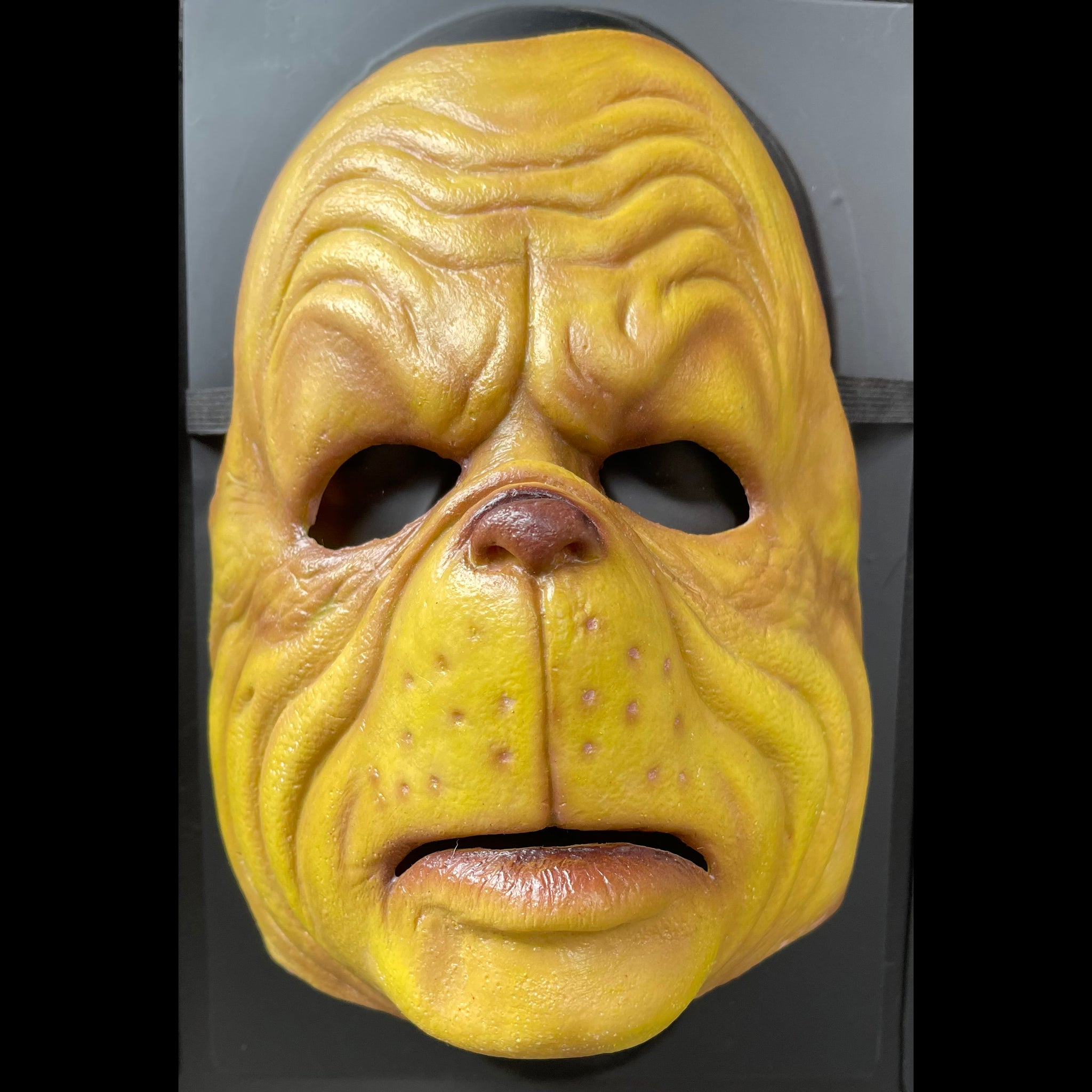 The Mean One Latex Mask Yellow Green-in stock
